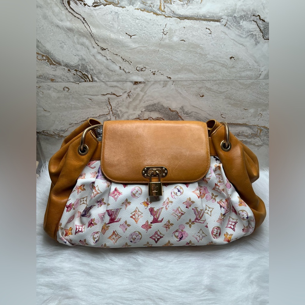 🔥 SOLD #09550BD Limited Edition LV Watercolor Bag